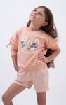 Girls Chest Print Sweatshirt