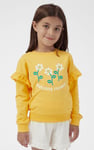 Girls Chest Print Sweatshirt