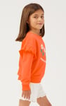 Girls Chest Print Sweatshirt