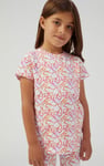 Girls Abstract Print T-Shirt & Leggings Set