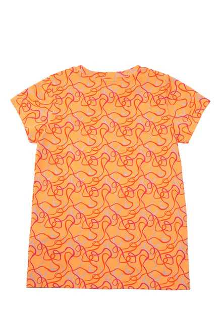 Girls Abstract Print T-Shirt & Leggings Set