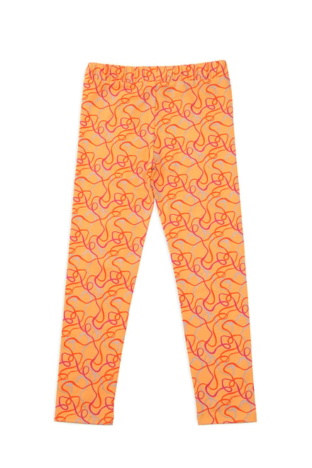 Girls Abstract Print T-Shirt & Leggings Set