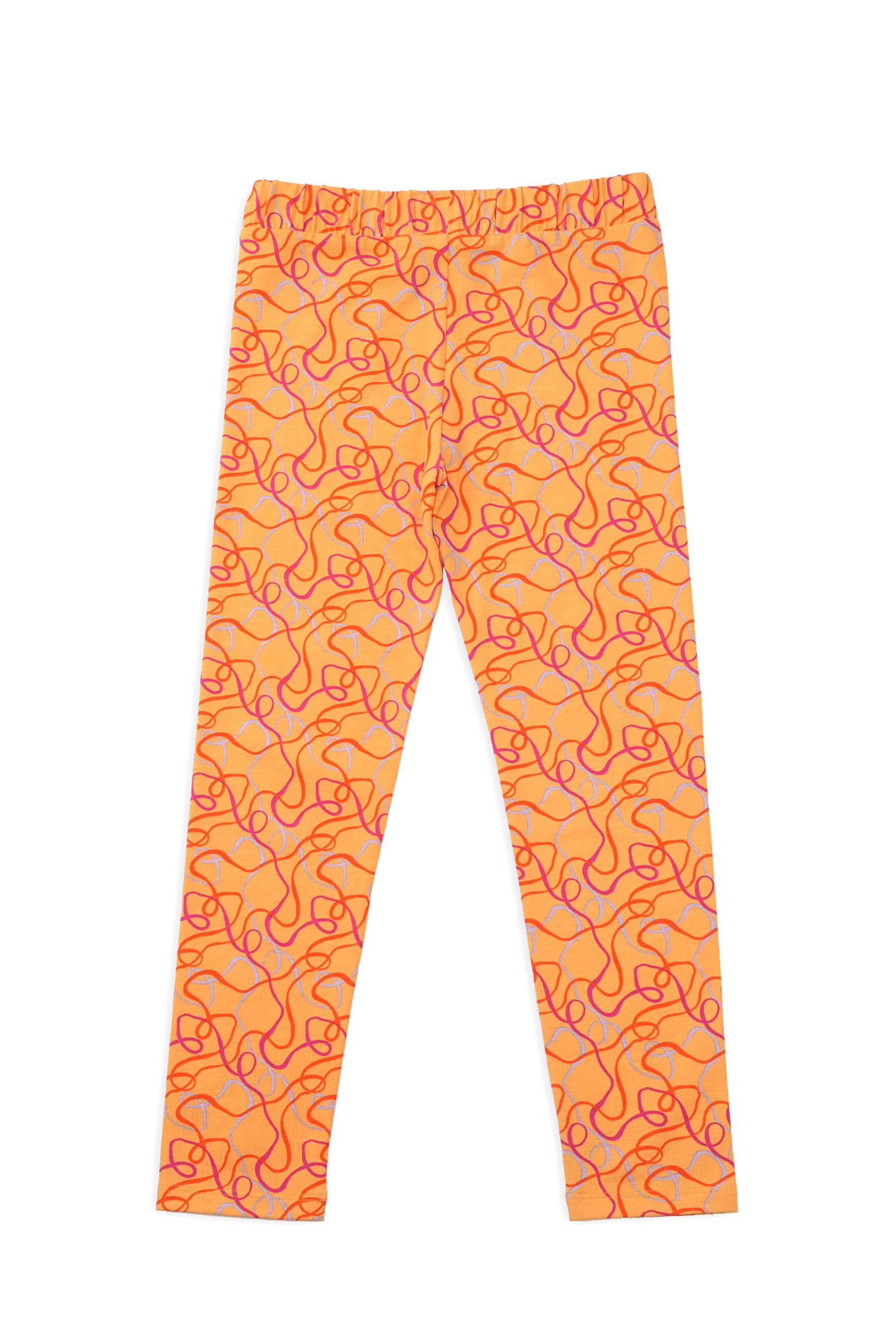 Girls Abstract Print T-Shirt & Leggings Set