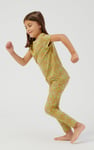 Girls Abstract Print T-Shirt & Leggings Set