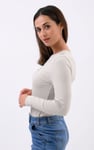 Zip Front Crew Neck T-Shirt