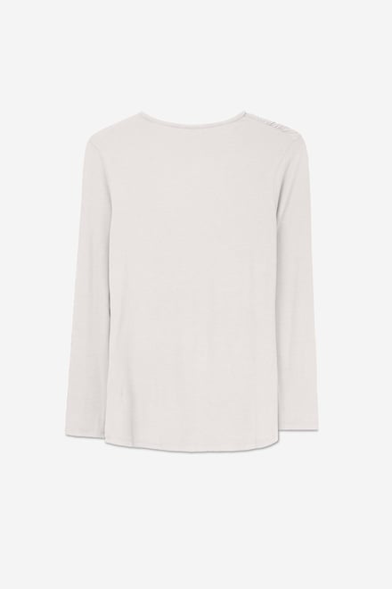 Zip Front Crew Neck T-Shirt