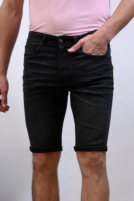 Straight Denim Shorts