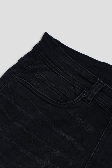 Straight Denim Shorts
