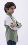 Boys LS Colourblock Shirt (3-14 yrs)