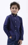 Woven Tipped Collar Shirt (3-14yrs)