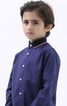 Woven Tipped Collar Shirt (3-14yrs)