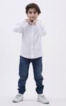 Woven Tipped Collar Shirt (3-14yrs)