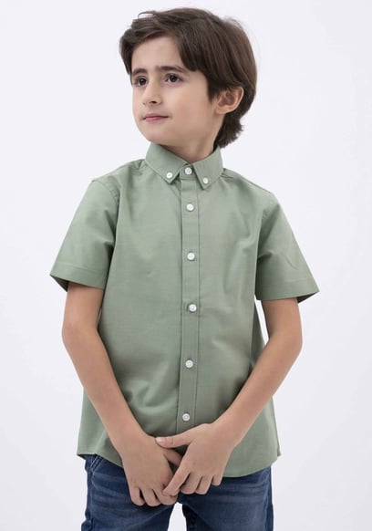 Boys SS Stretch Oxford Shirt (3-14yrs)