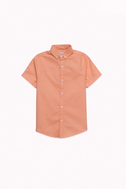 Boys SS Stretch Oxford Shirt (3-14yrs)
