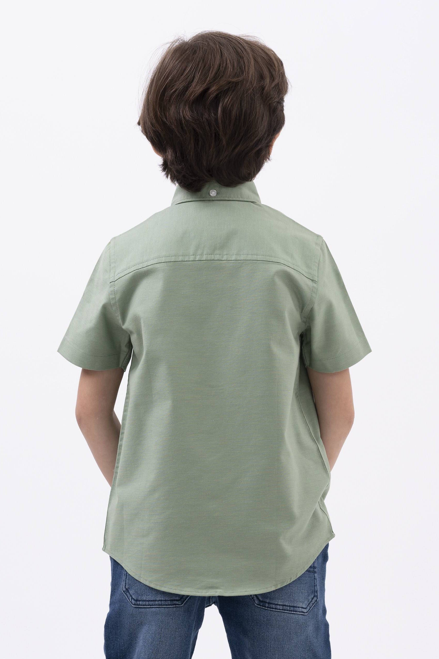 Boys SS Stretch Oxford Shirt (3-14yrs)