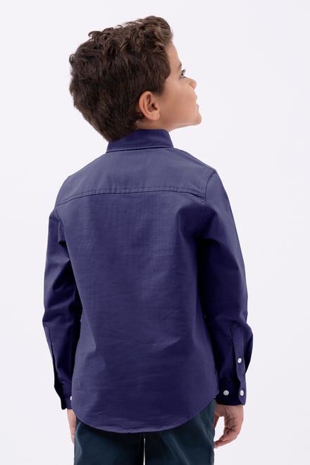 Boys LS Stretch Oxford Shirt (3-14yrs)