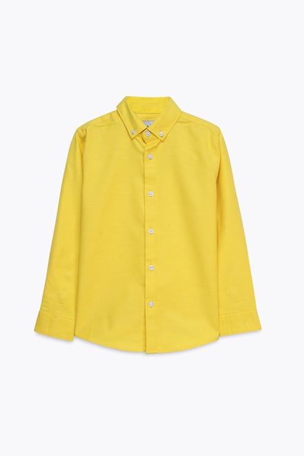 Boys LS Stretch Oxford Shirt (3-14yrs)