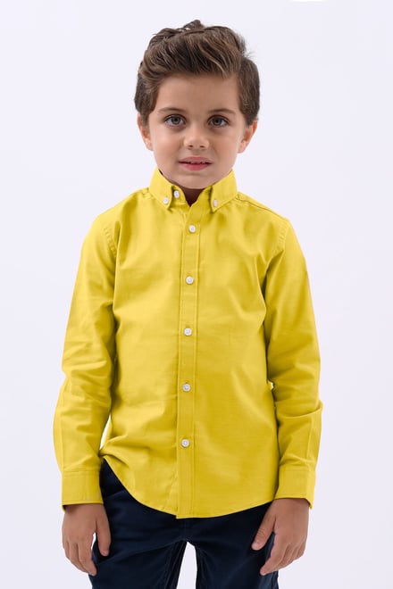 Boys LS Stretch Oxford Shirt (3-14yrs)