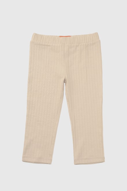 Textured Rib Crop Leggings