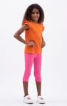 Textured Rib Crop Leggings