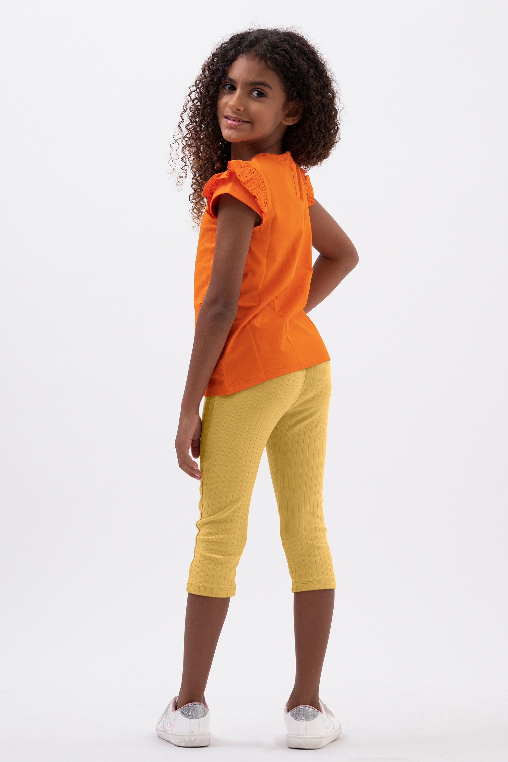 Textured Rib Crop Leggings
