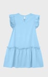 Girls Ruffle Sleeve Jersey Dress