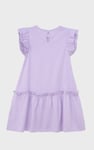 Girls Ruffle Sleeve Jersey Dress