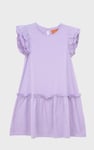 Girls Ruffle Sleeve Jersey Dress