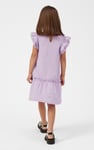 Girls Ruffle Sleeve Jersey Dress