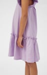 Girls Ruffle Sleeve Jersey Dress
