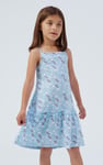 Girls Sleeveless Tiered Jersey Dress
