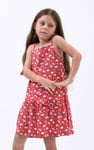 Girls Sleeveless Tiered Jersey Dress