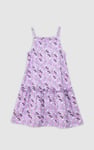 Girls Sleeveless Tiered Jersey Dress