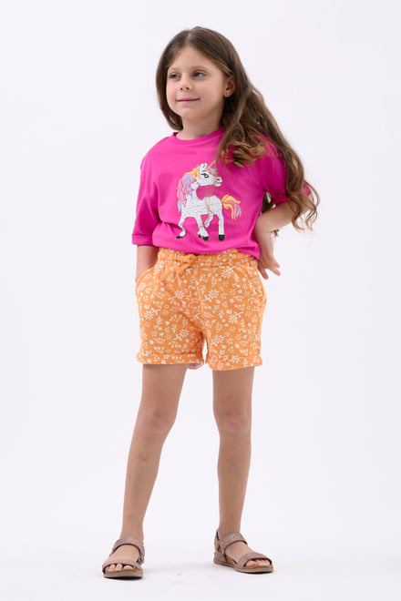 Girls Reversible Sequin Unicorn T-Shirt (12/18mths-6/7yrs)