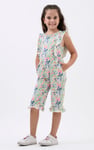 Girls Rainbow Fluid Print Jumpsuit (12/18mths-6/7yrs)