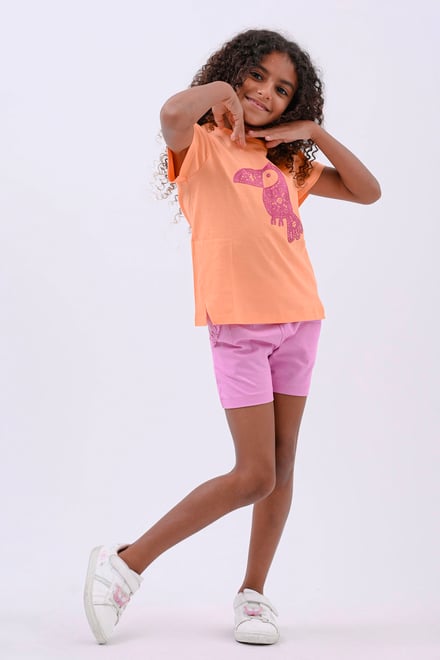 Girls Toucan Glitter Print T-Shirt (12/18mths-6/7yrs)