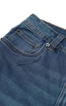 Raw Hem Skinny Denim Shorts
