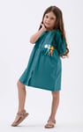 Girls Little Rabbit Puff Sleeve Dress  (12/18mths-6/7yrs)