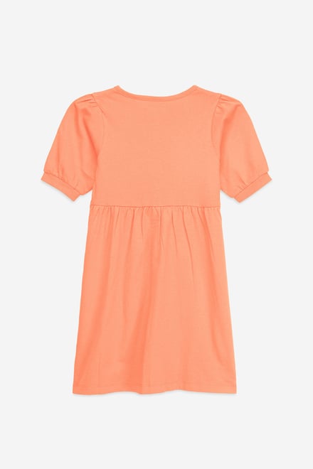 Girls Little Rabbit Puff Sleeve Dress  (12/18mths-6/7yrs)