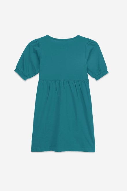 Girls Little Rabbit Puff Sleeve Dress  (12/18mths-6/7yrs)