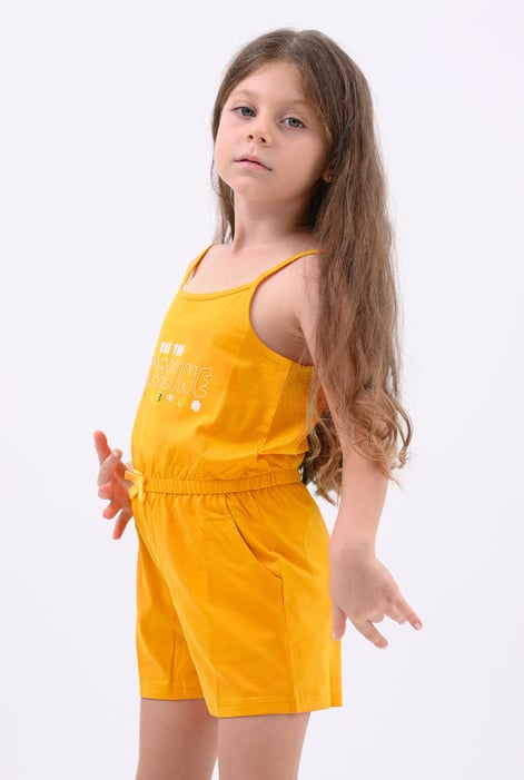 Girls Yellow Sunshine Bee Playsuit (12/18mths - 6/7yrs)