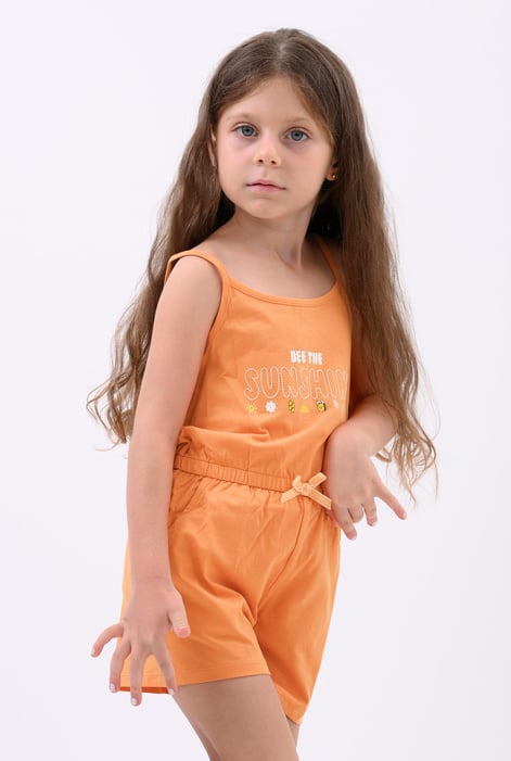 Girls Yellow Sunshine Bee Playsuit (12/18mths - 6/7yrs)