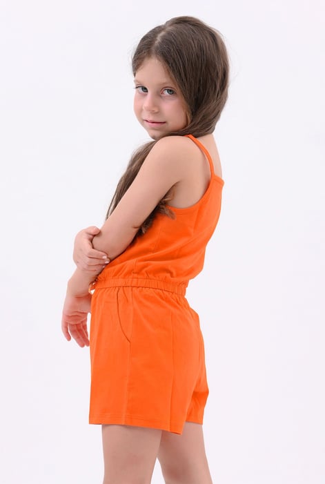 Girls Orange Sunshine Bee Playsuit (12/18mths - 6/7yrs)