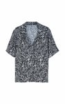 Animal Print Relaxed Shirt