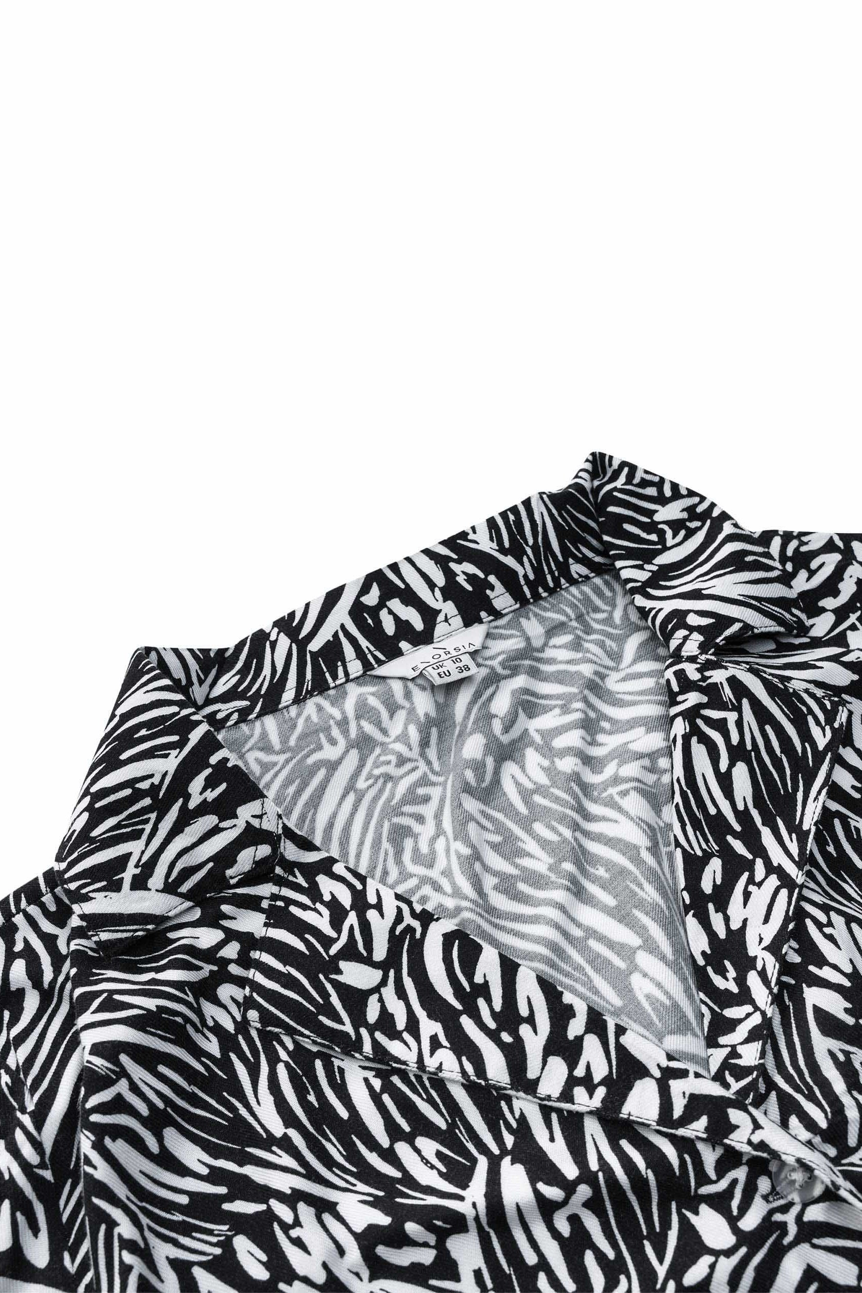 Animal Print Relaxed Shirt