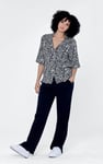 Animal Print Relaxed Shirt