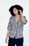 Animal Print Relaxed Shirt