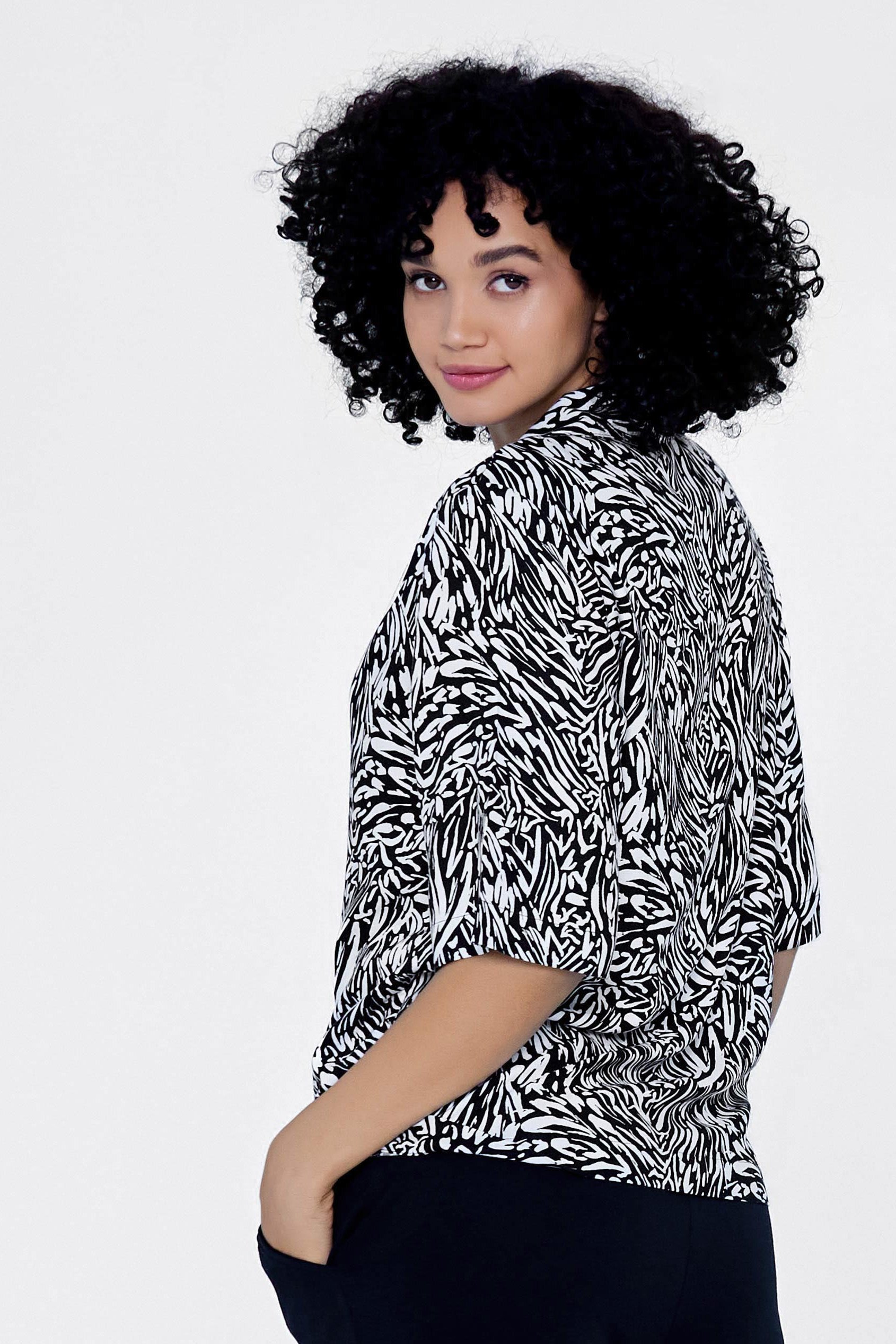 Animal Print Relaxed Shirt