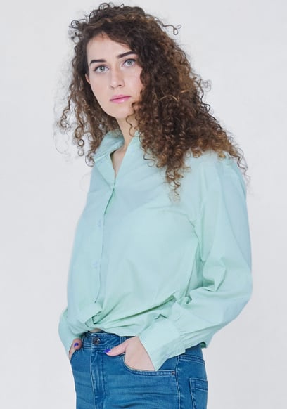 Long Sleeve Stripe Poplin Shirt