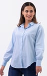 Long Sleeve Stripe Poplin Shirt
